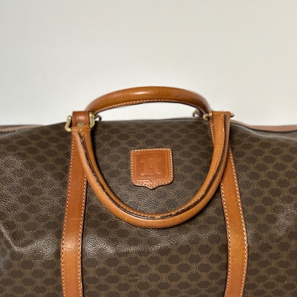 ✈️ Vintage Celine 50cm Med Monogram Luggage / Travel Bag Medium, Celine Keepall - Picture 15 of 16